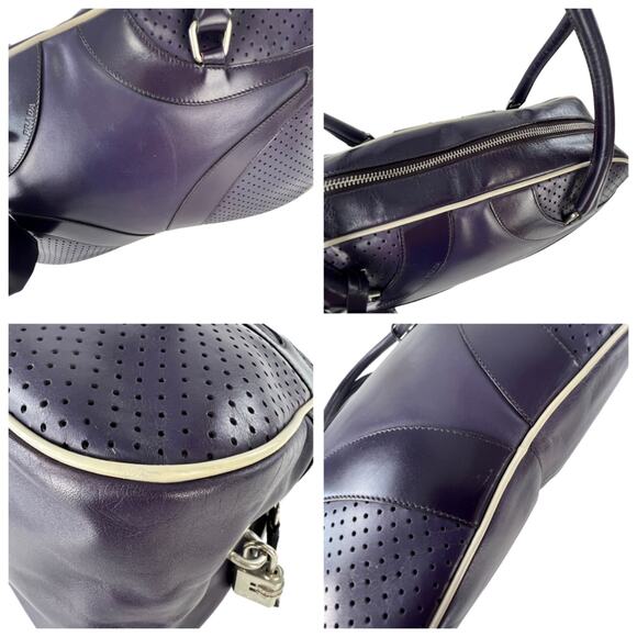 Prada Vitello Drive Leather Bowling Bag - Picture 8 of 8
